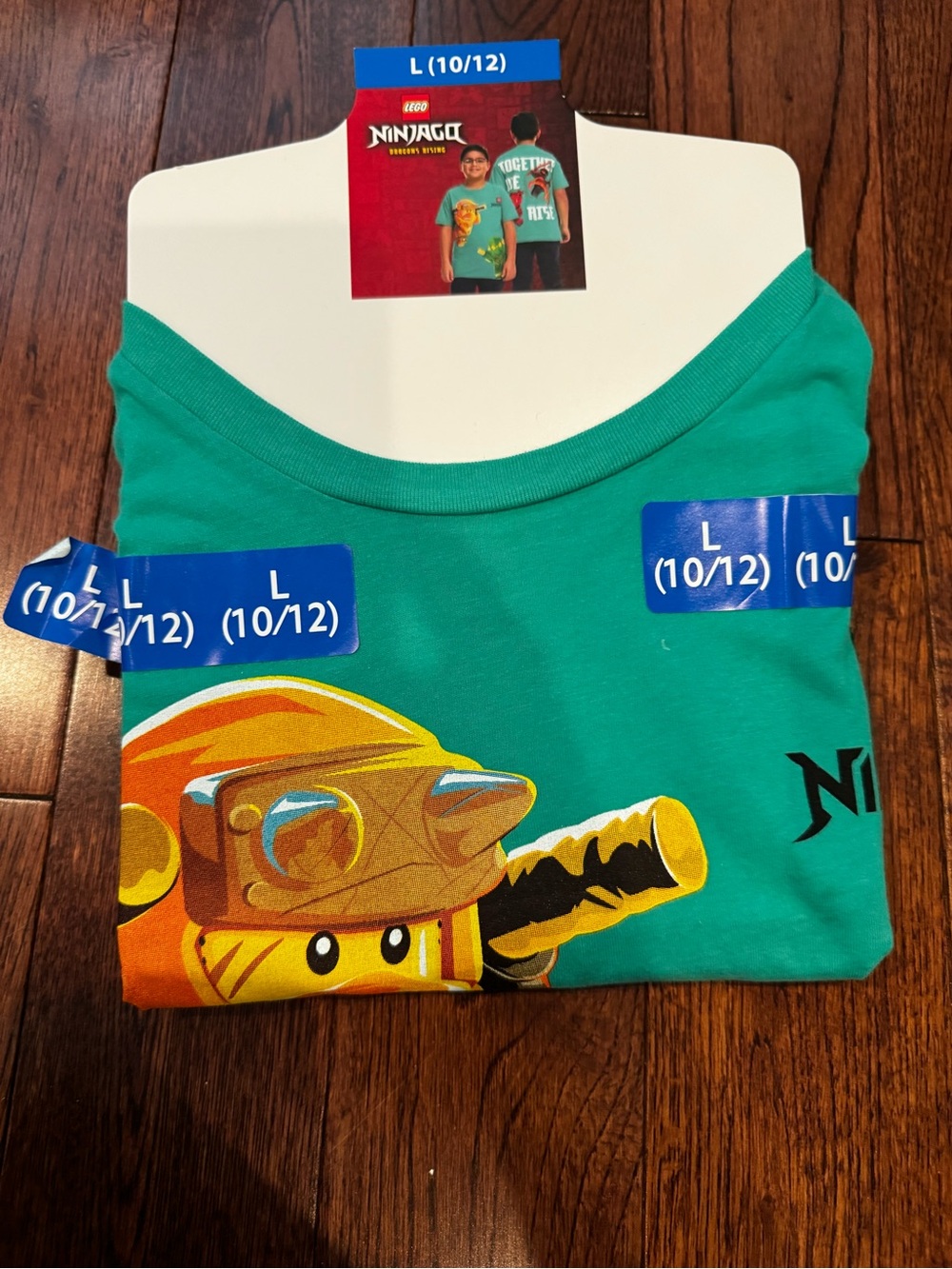 Boys' Green Graphic Tee - Size L (10/12)